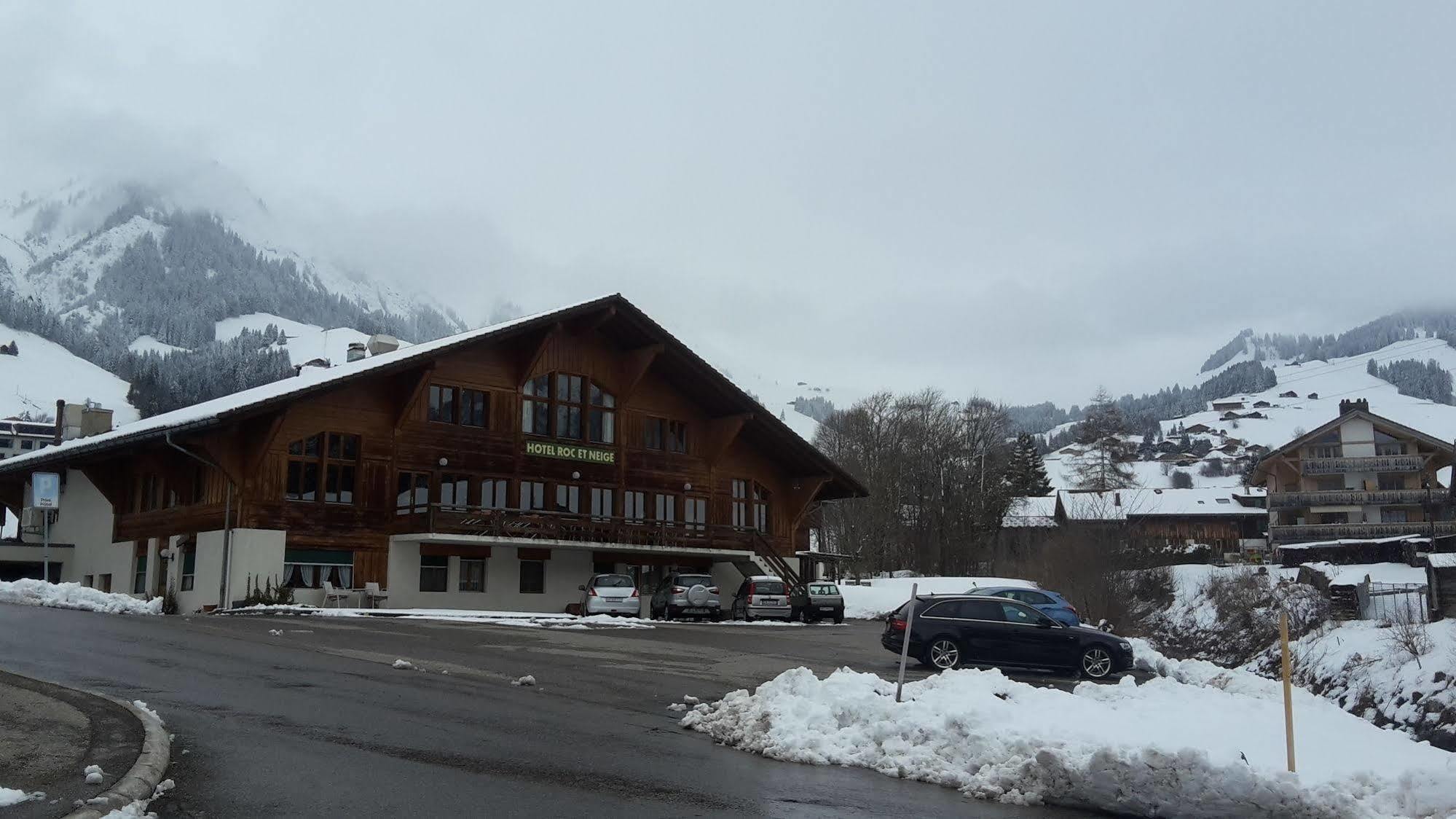 Hotel Roc Et Neige Château-d'Oex Exterior foto